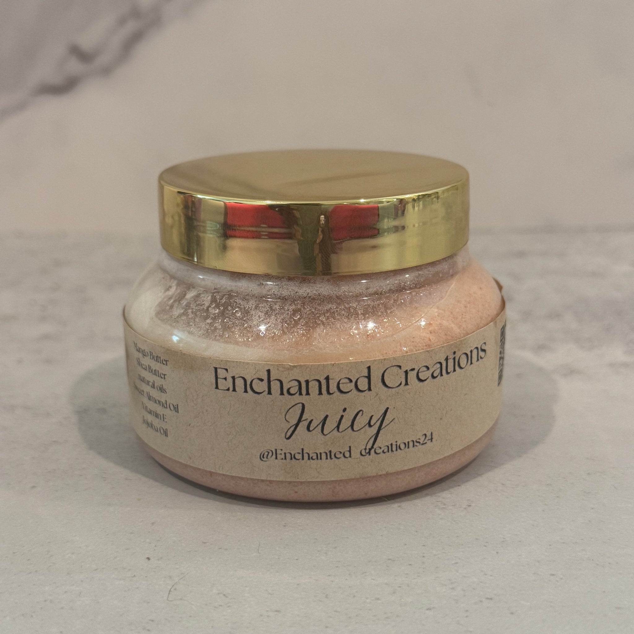 Juicy Body Scrub (tropical pineapple strawberry)