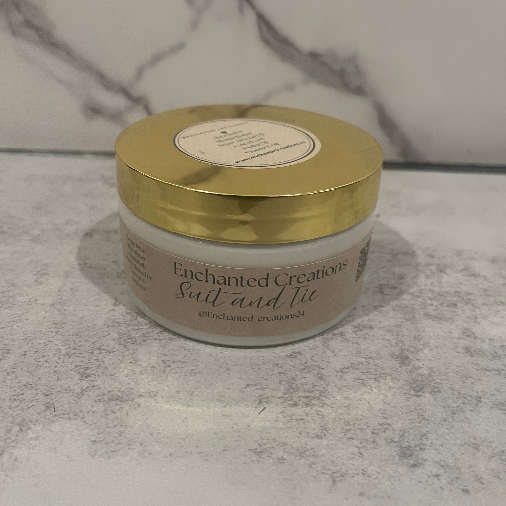 Suit and Tie (Coconut and Indigo)